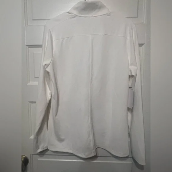 Nike White Full-Zip Jacket - Picture 3 of 4